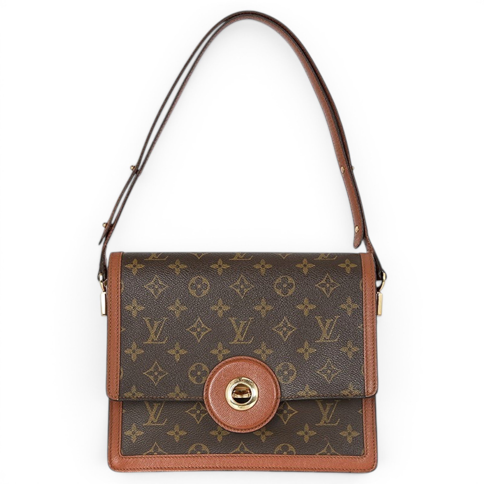 Dauphine leather handbag