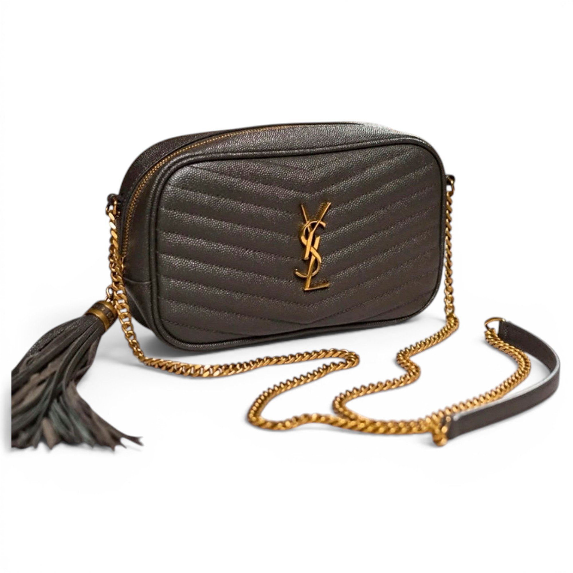 Camera Lou leather handbag