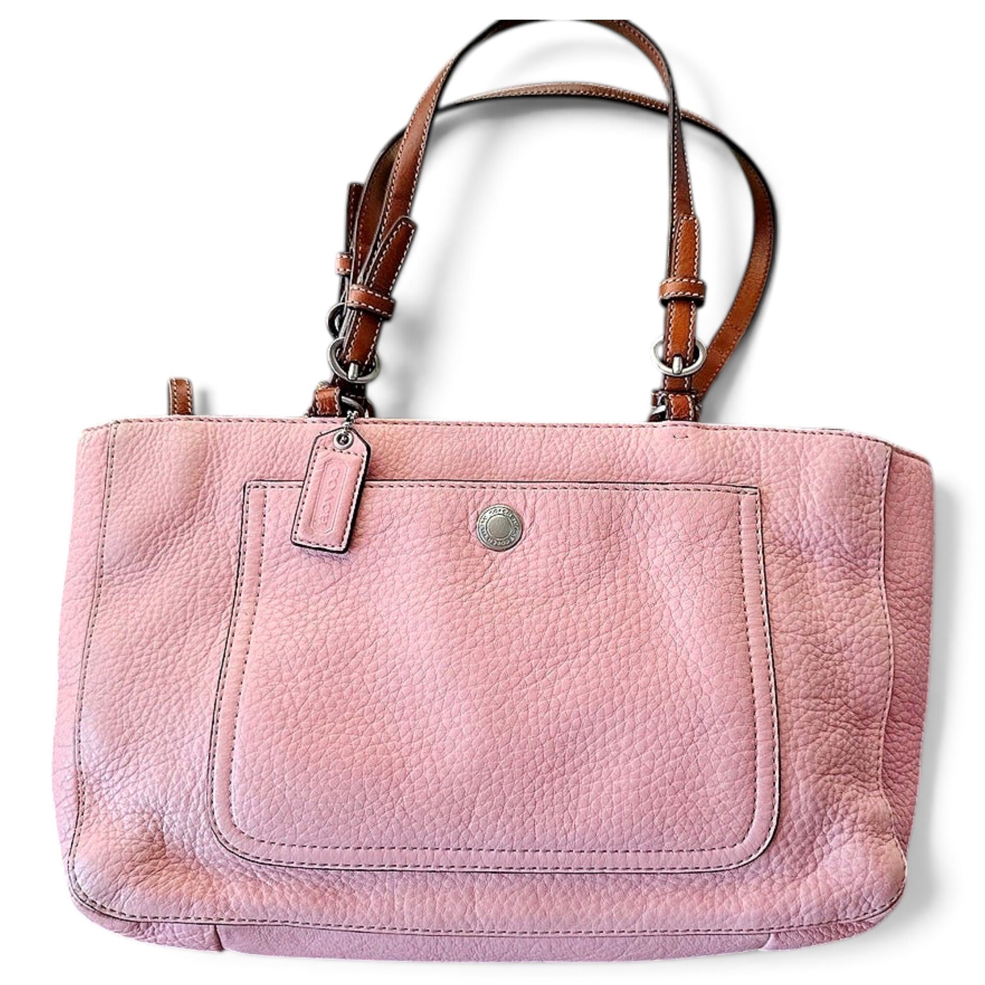CITY ZIP TOTE leather tote