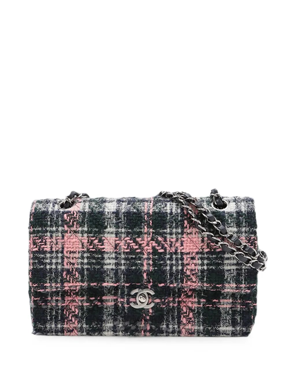 2004-2005 Medium Classic Tweed Double Flap shoulder bag