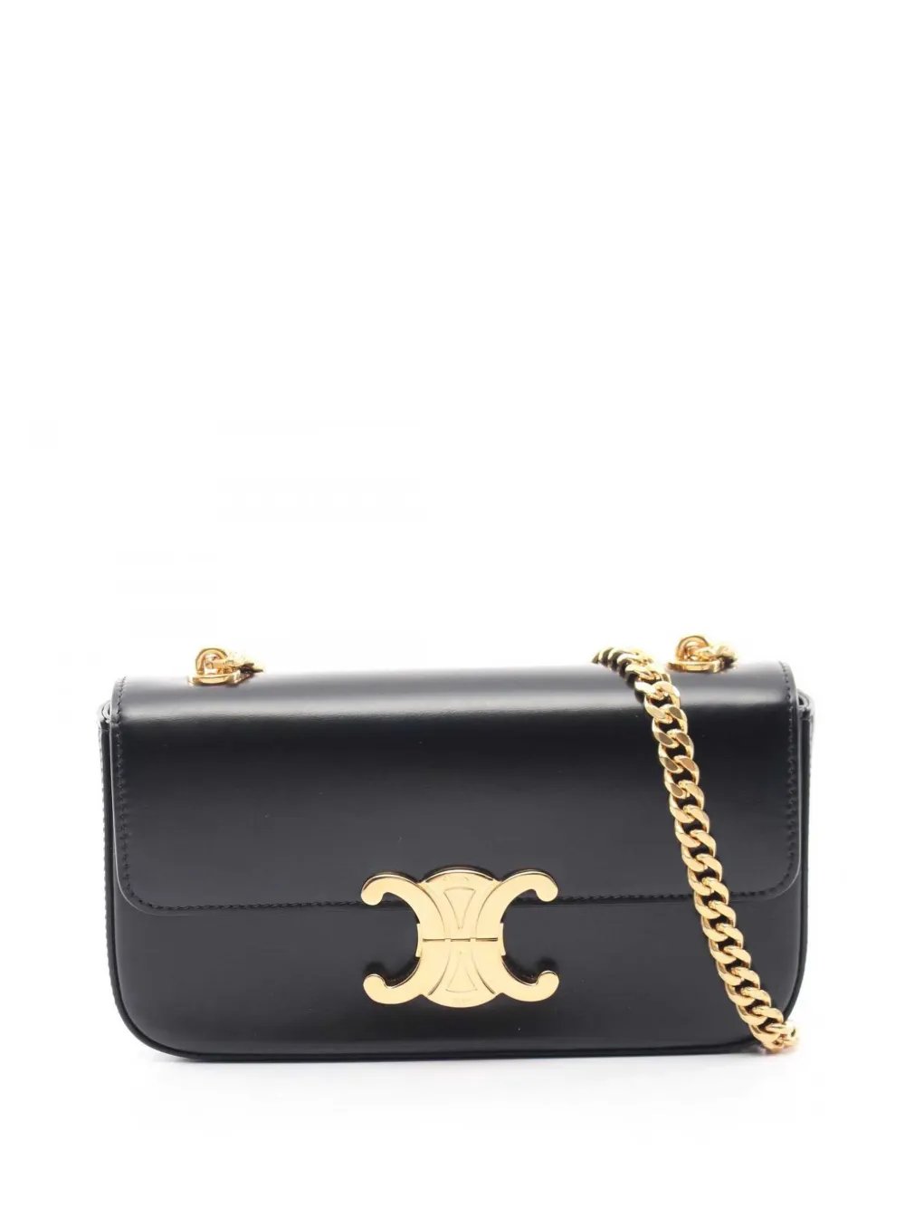 2000-2026 Shiny Calfskin Triomphe Claude shoulder bag