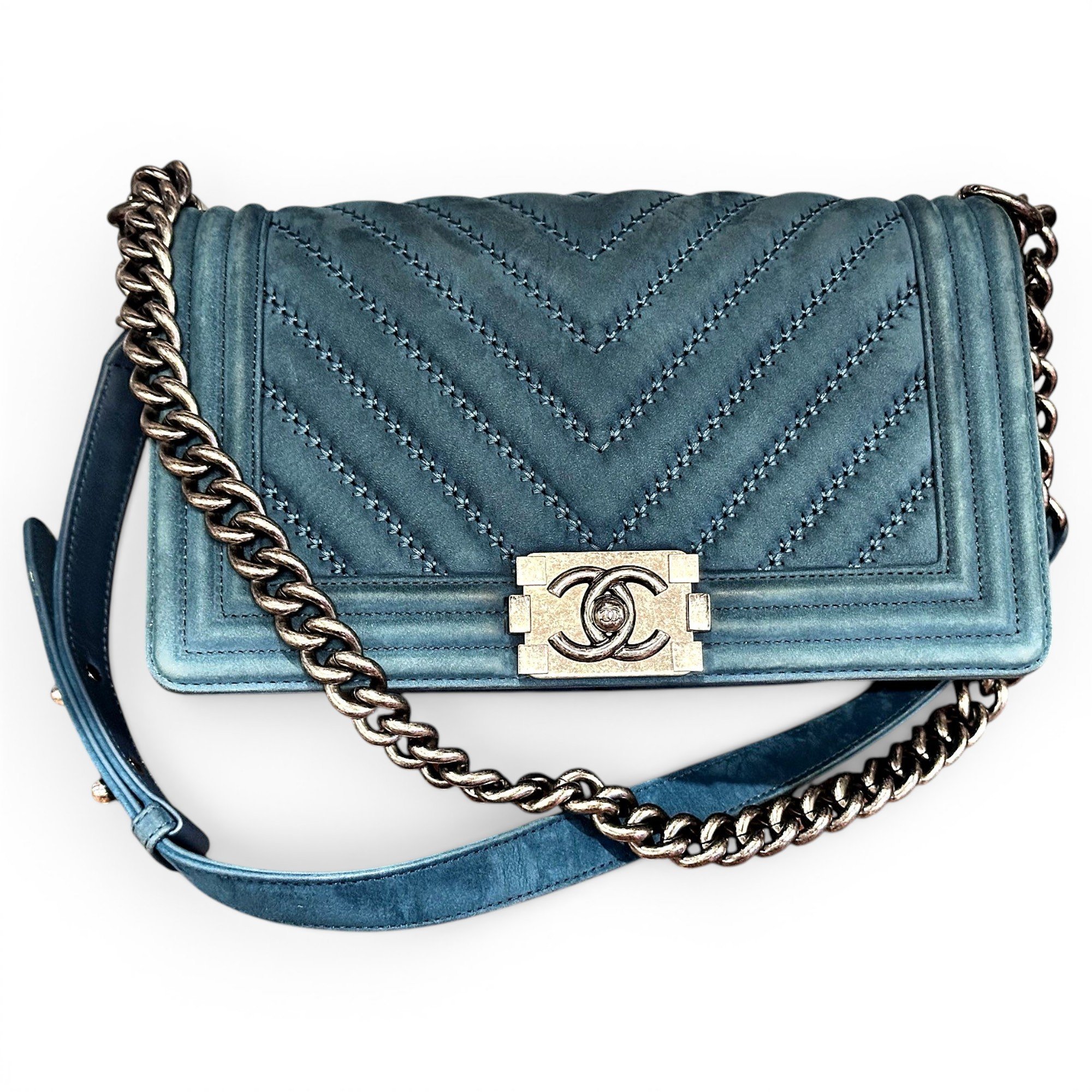 Boy leather crossbody bag