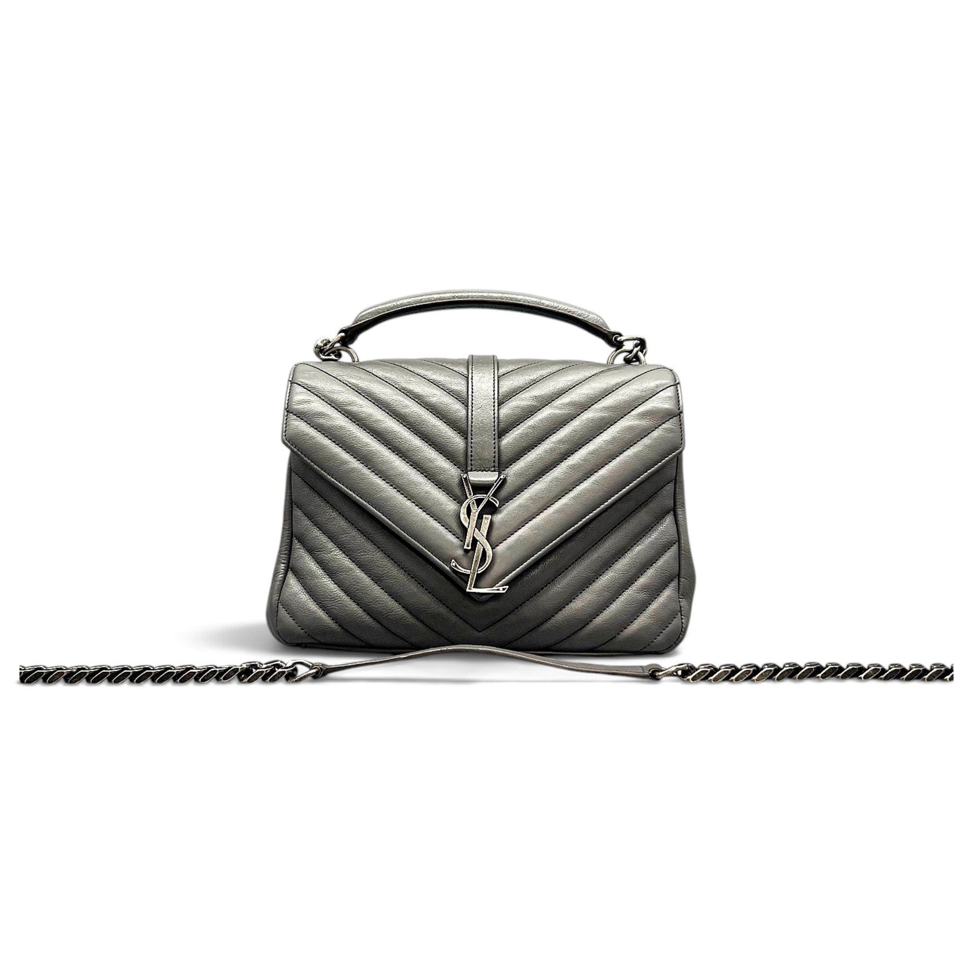 Collége monogramme leather handbag