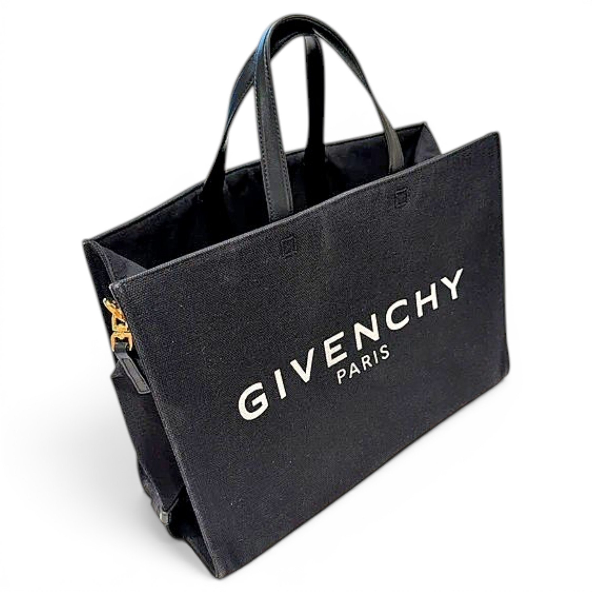 G Tote linen handbag