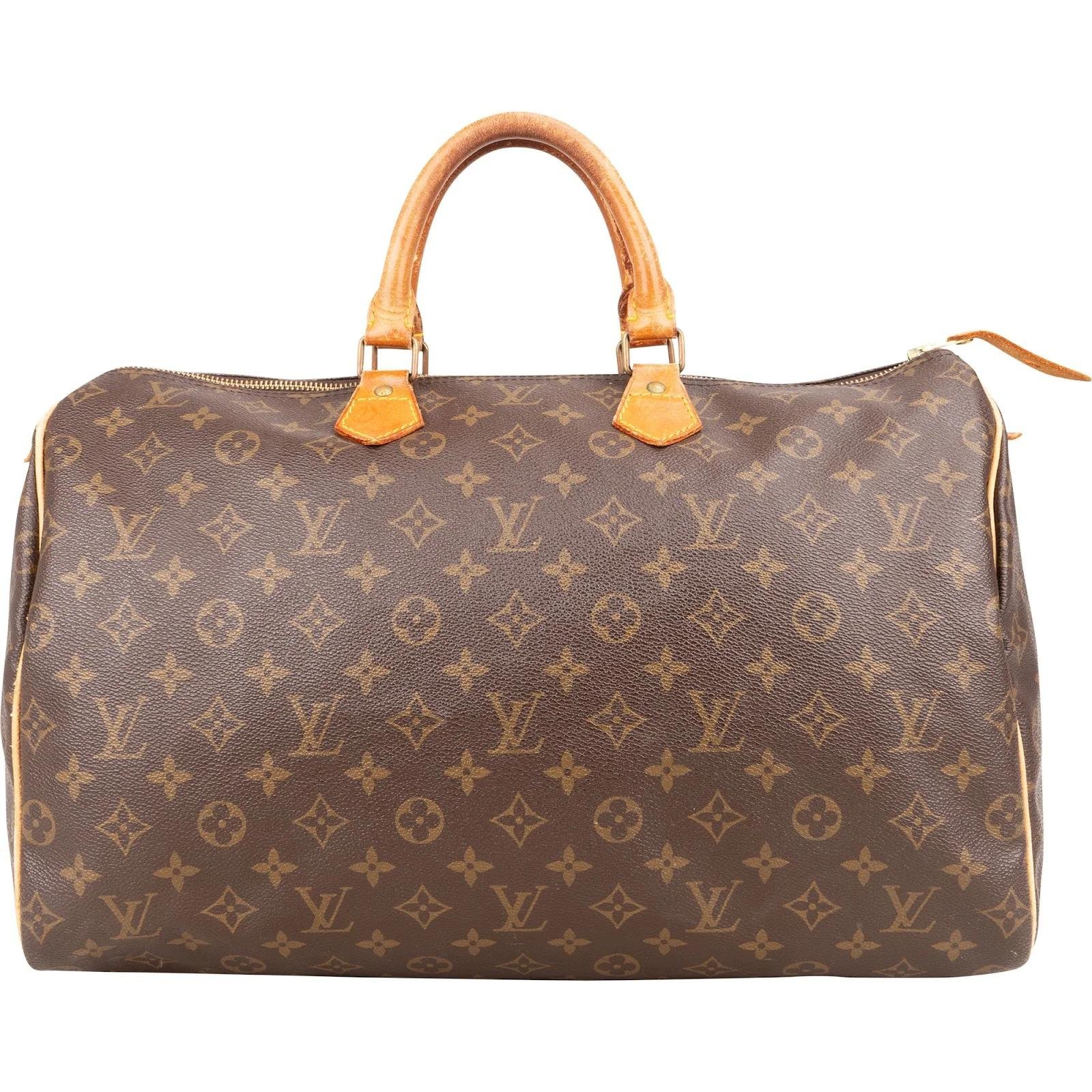 Speedy leather handbag