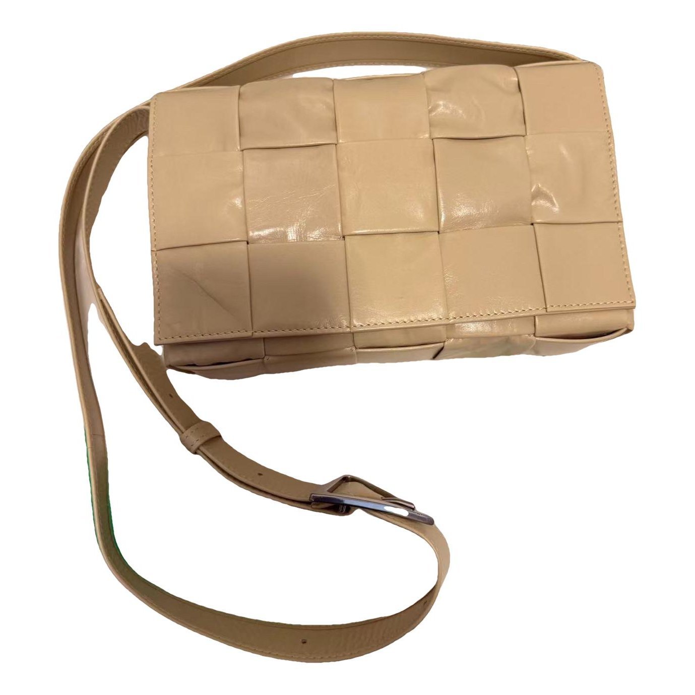 Cassette leather crossbody bag