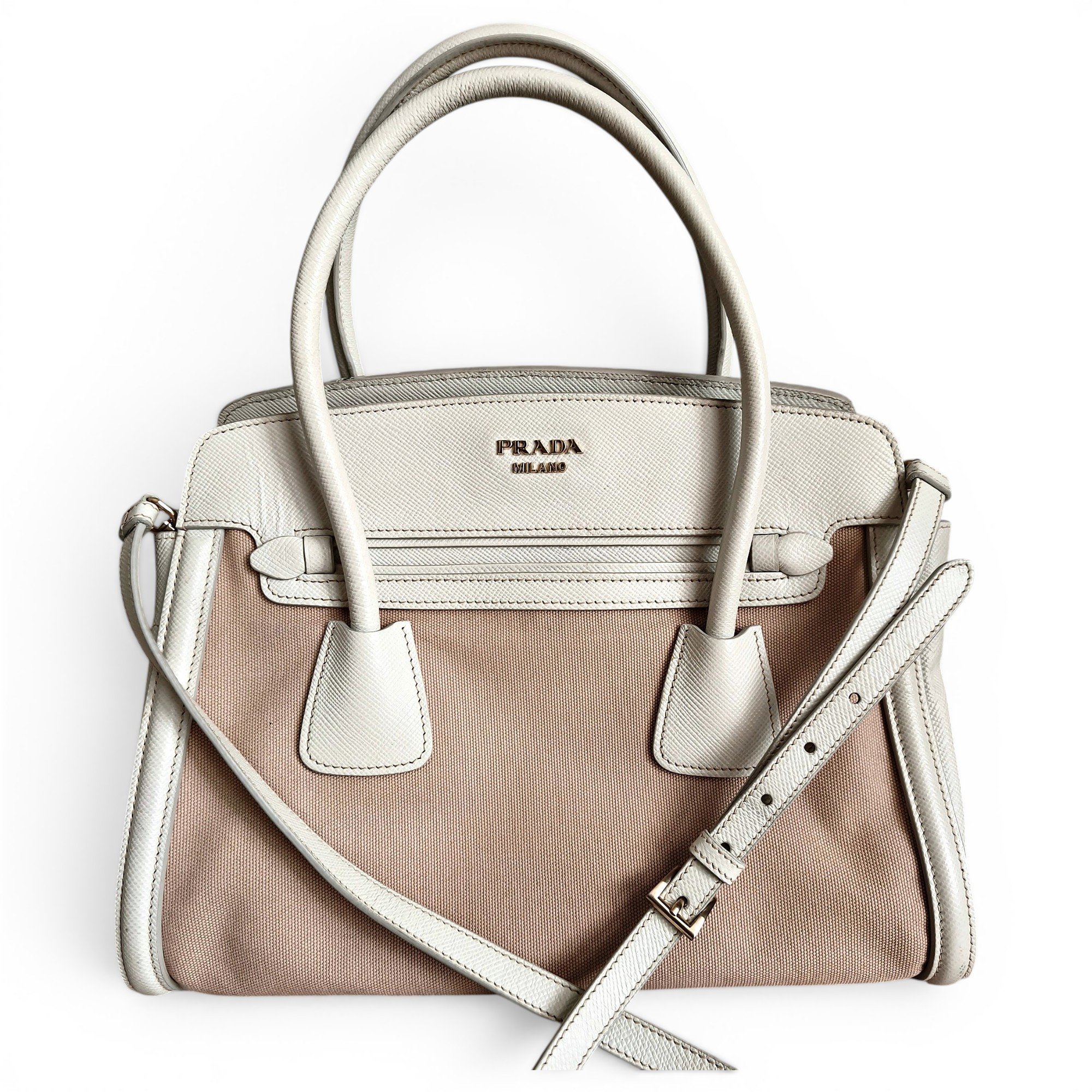 Esplanade cloth crossbody bag