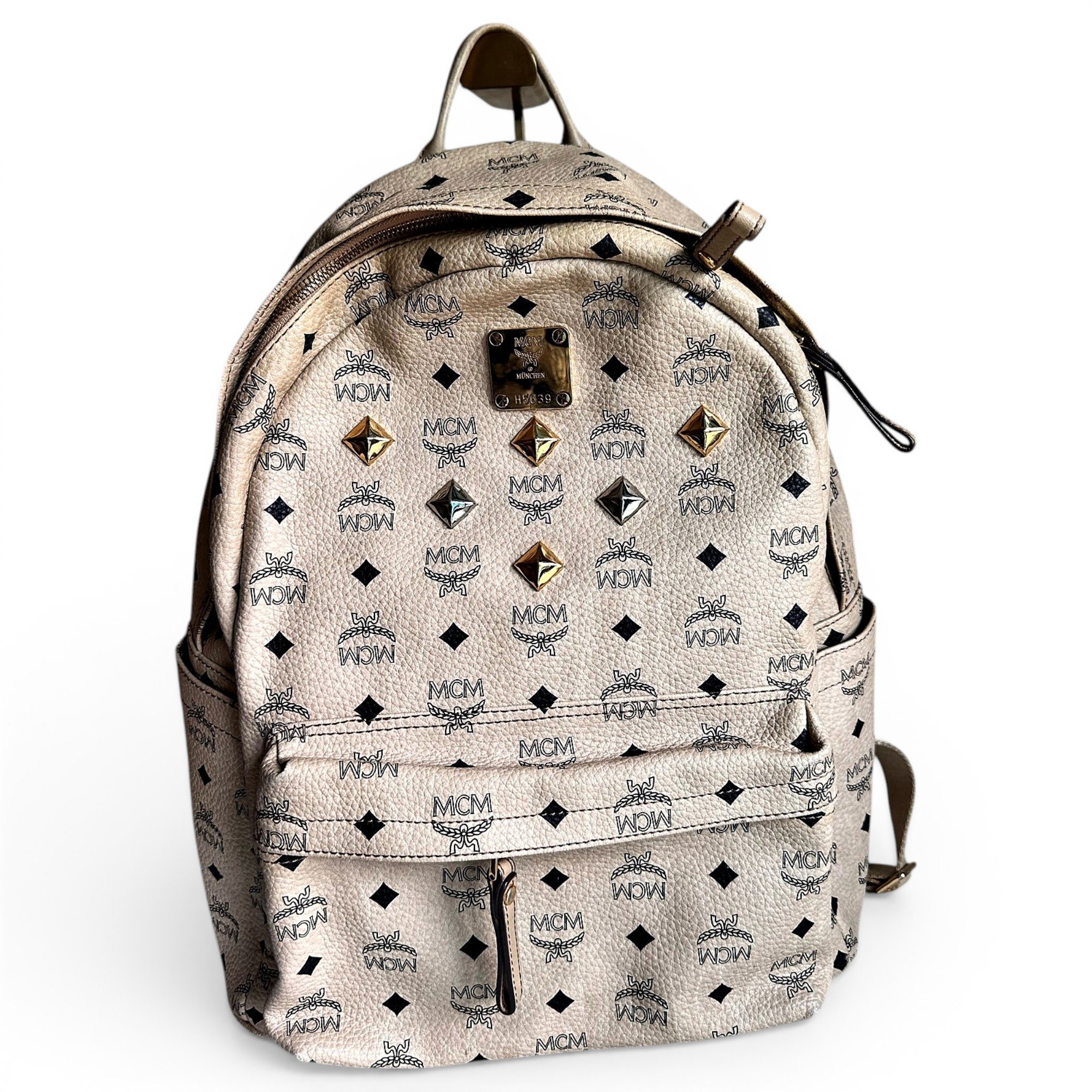 Stark leather backpack