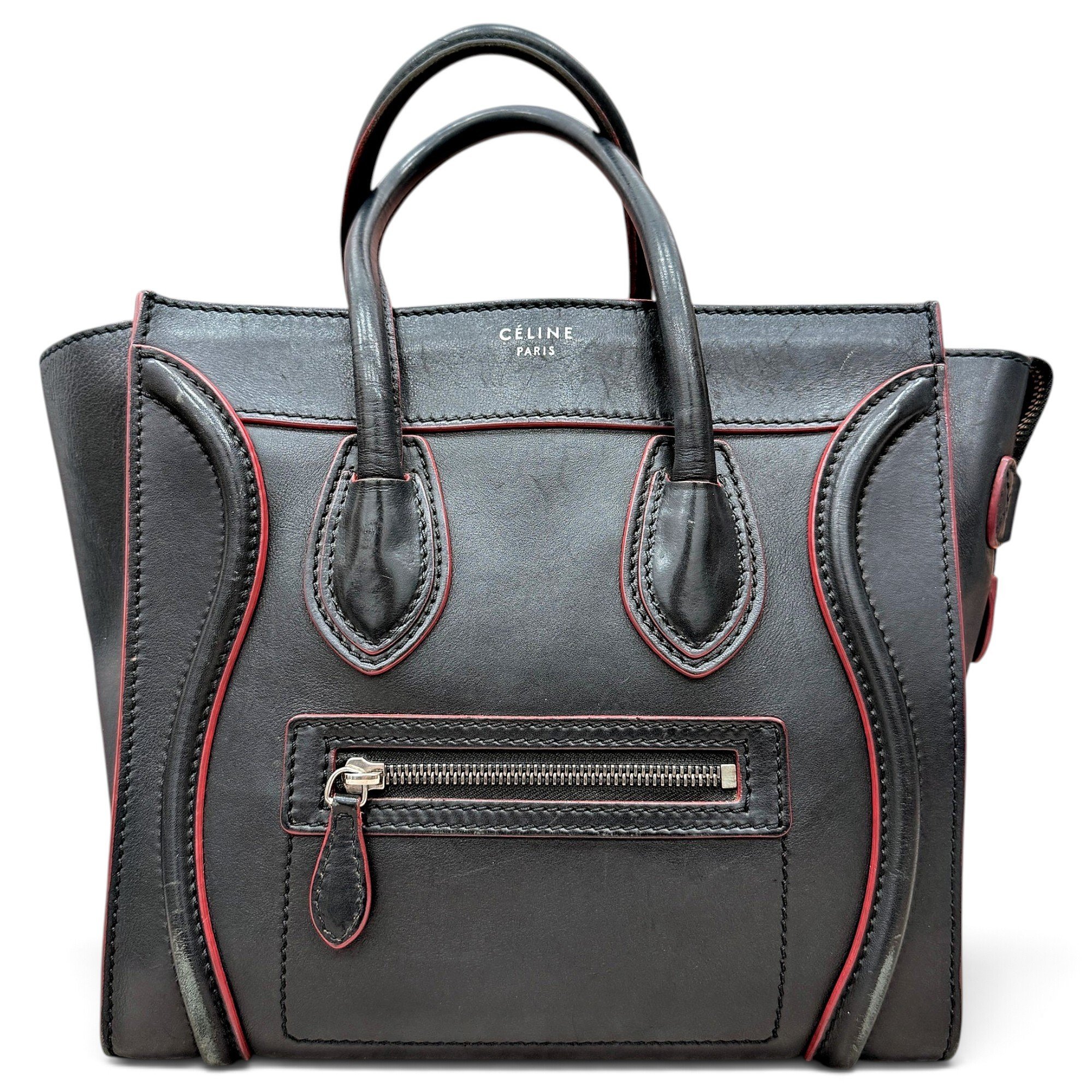 Luggage leather handbag