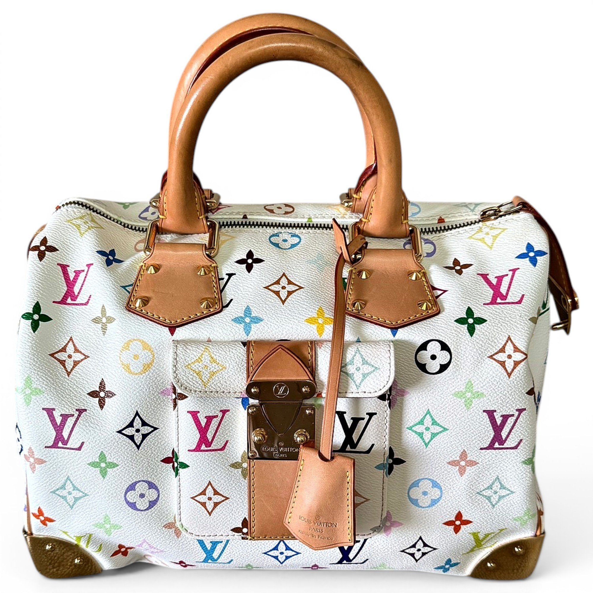 Speedy leather handbag