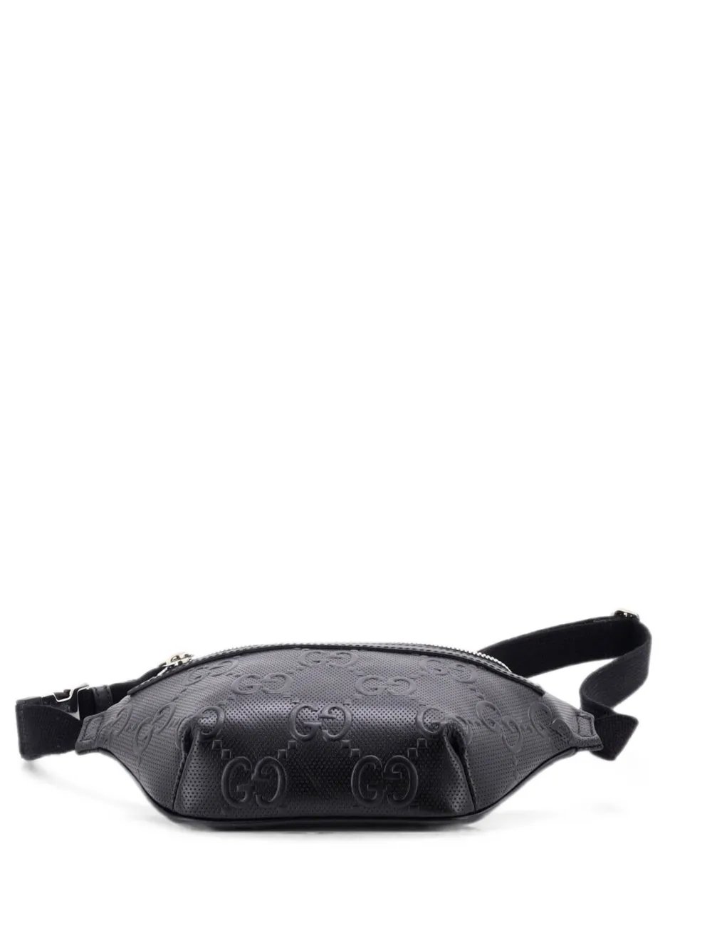 GG Embossed Perforated Leather Small belt bag