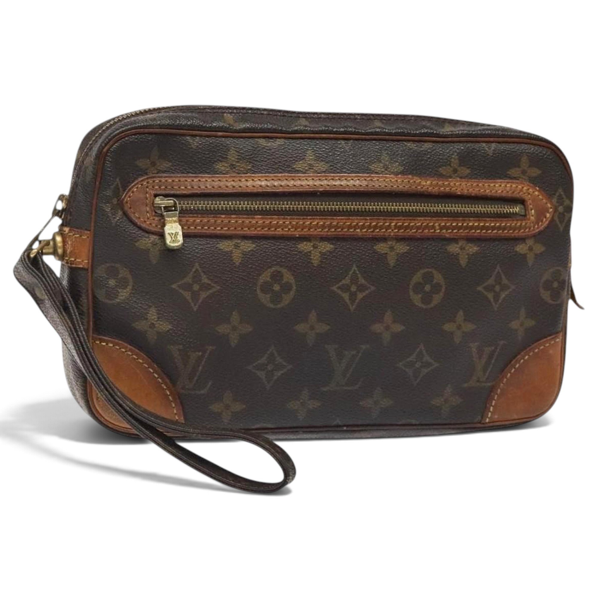 Marly Dragonne leather clutch bag