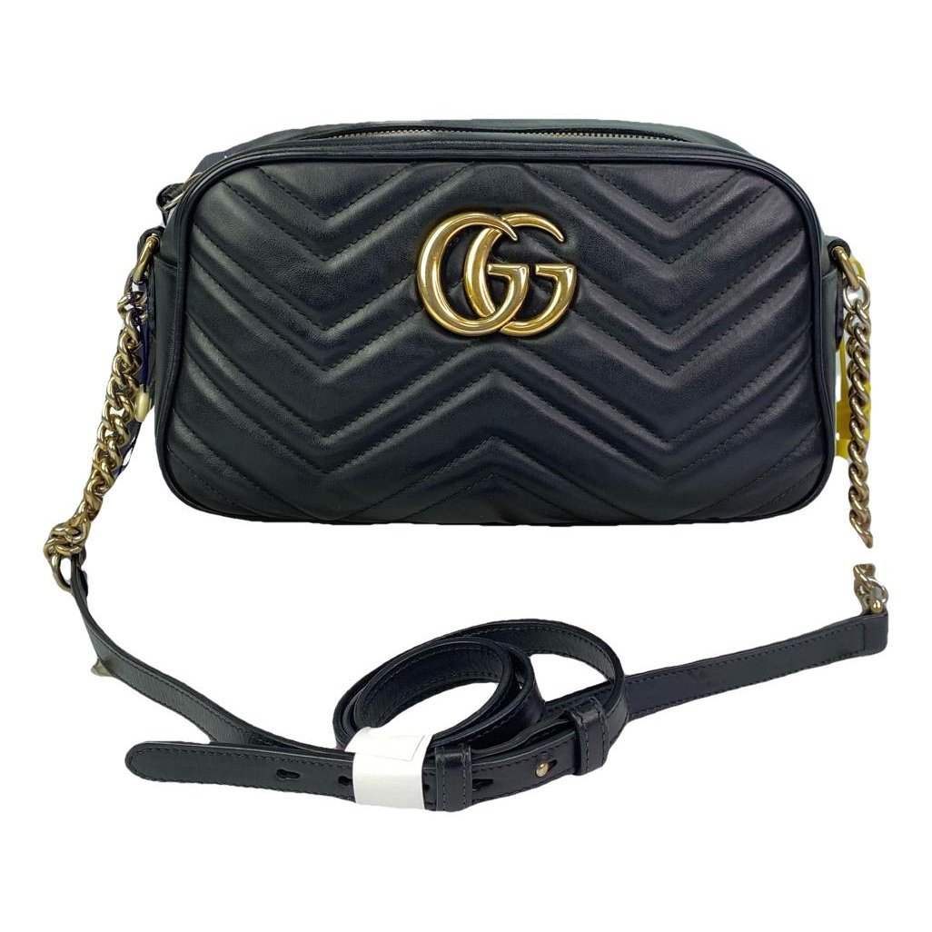 Pearly GG Marmont leather handbag