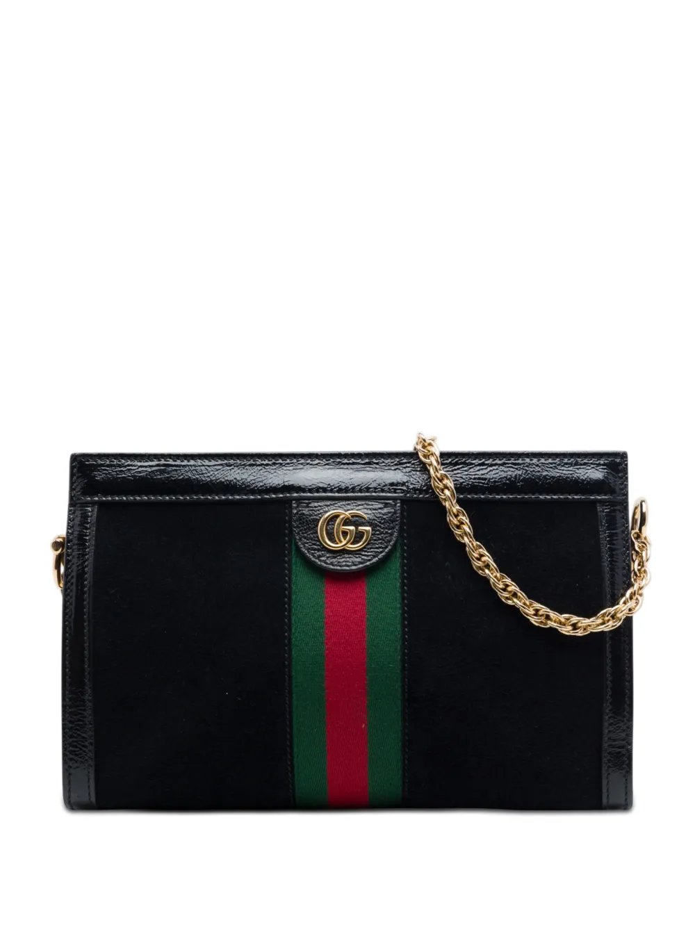2016-2026 Small Suede Web Ophidia Chain crossbody bag