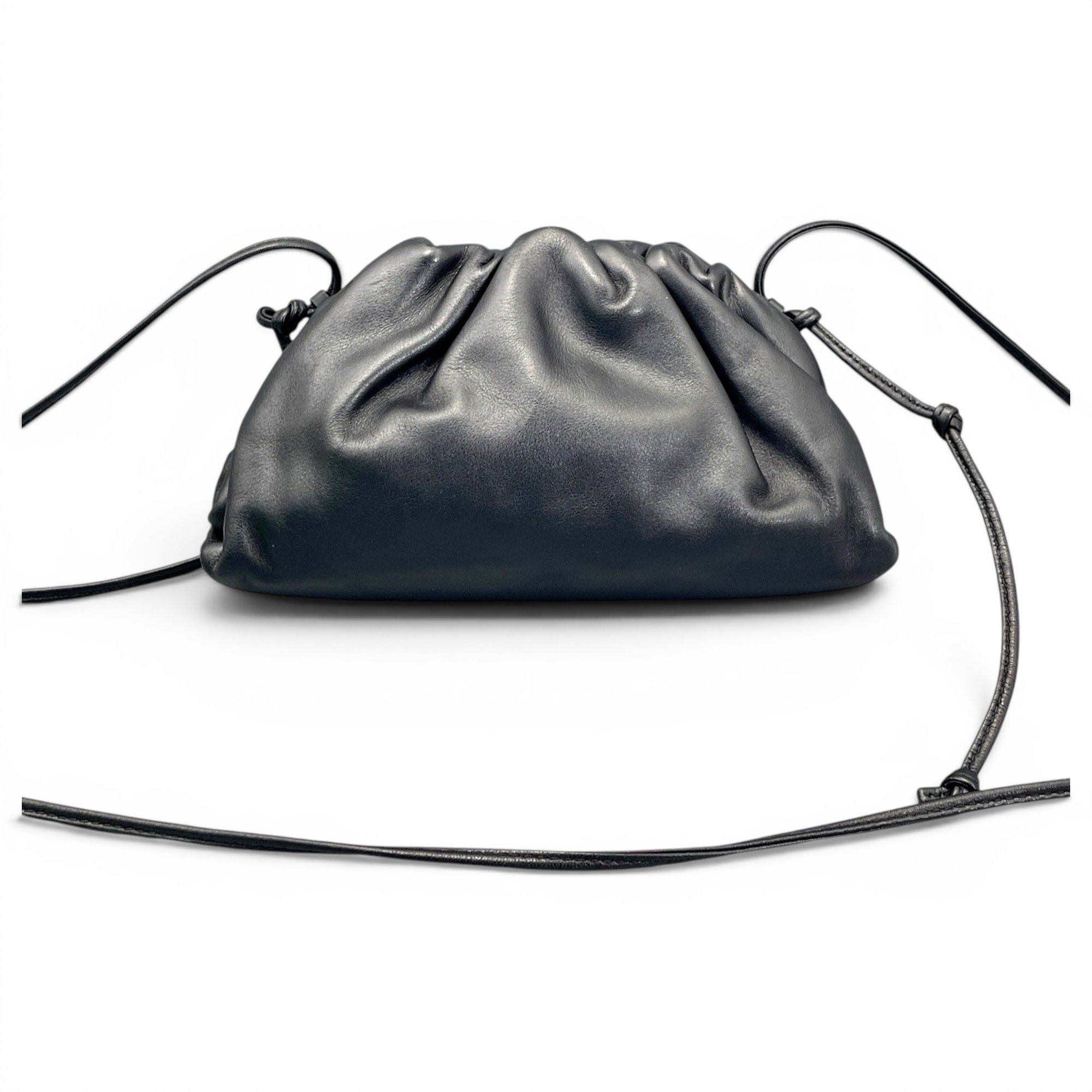 Pouch leather mini bag