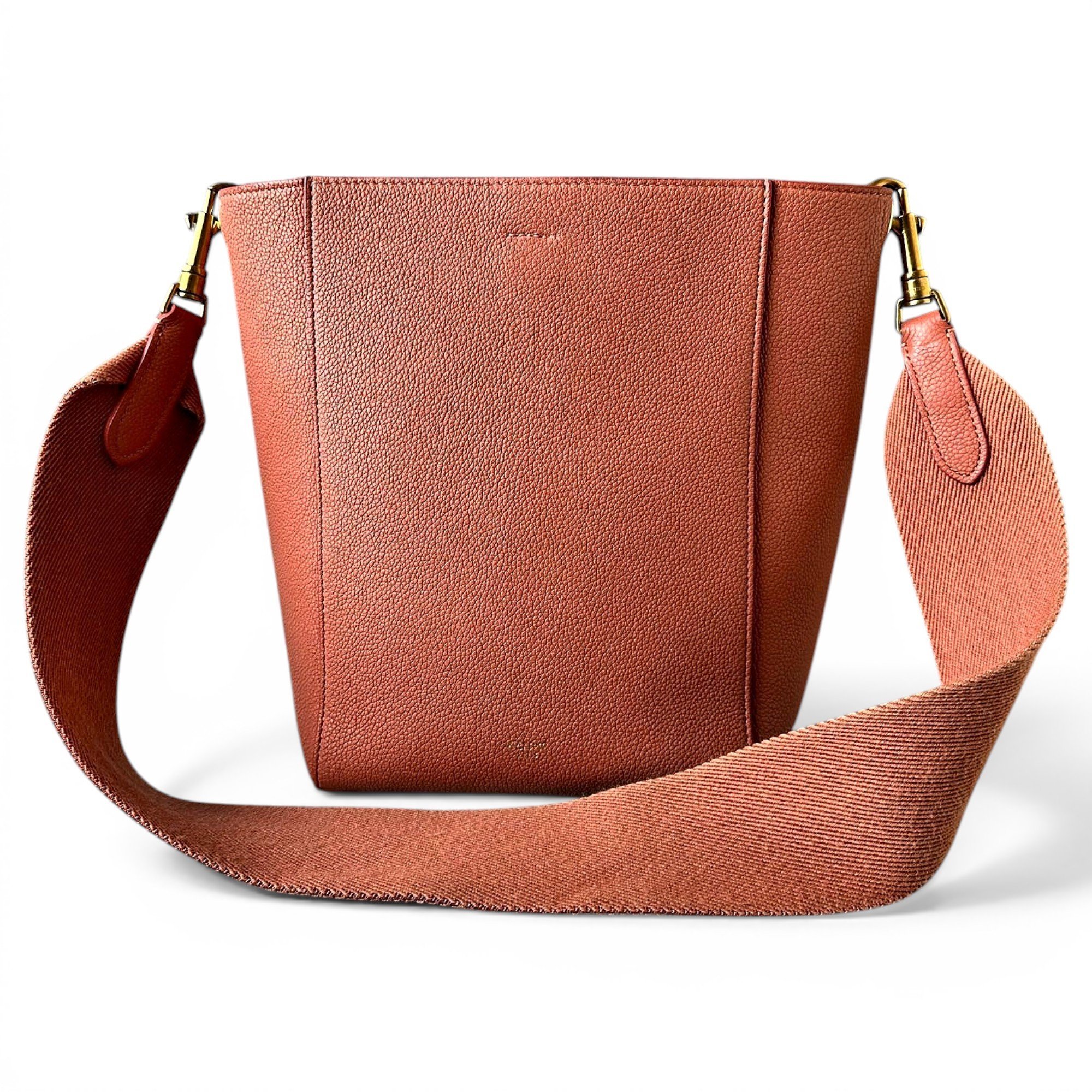 Seau Sangle leather handbag