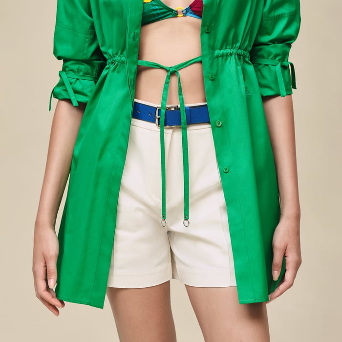 Vert Jungle Drawstring Shirt