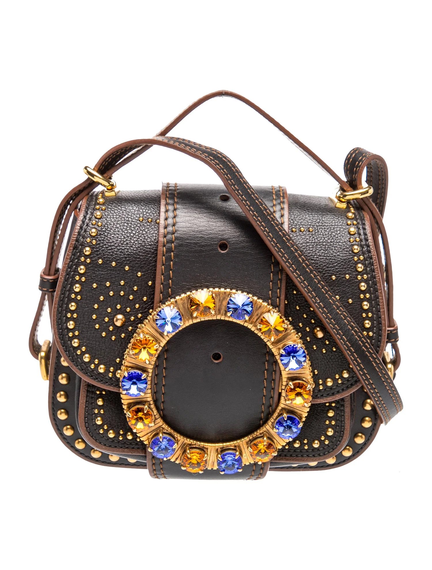 Miu Miu Goat Leather Dahlia