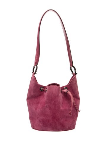 Suede Bucket Bag