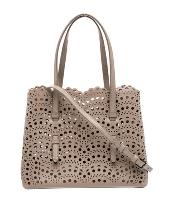 Alaia Leather Top Handle Bag