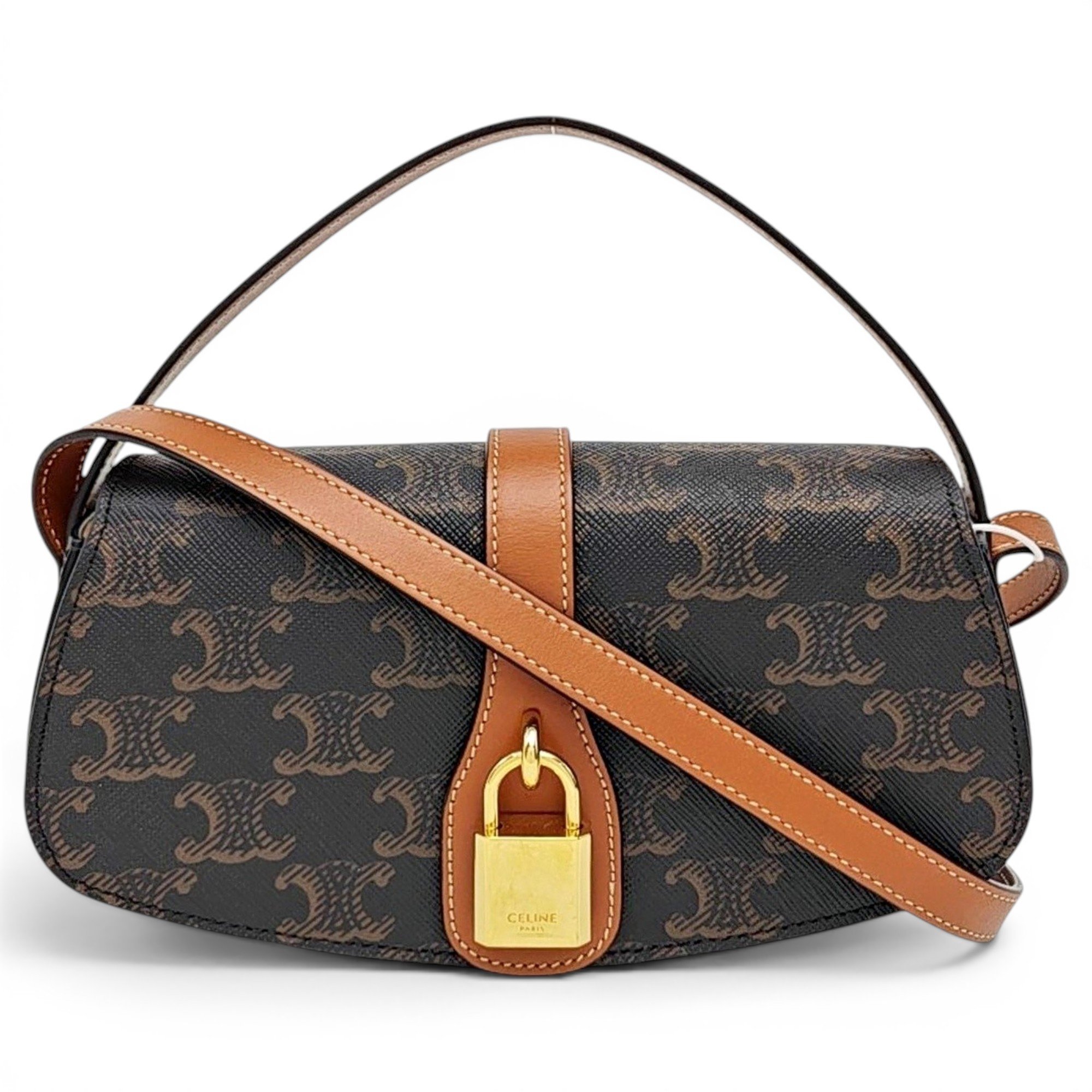 Tabou leather handbag