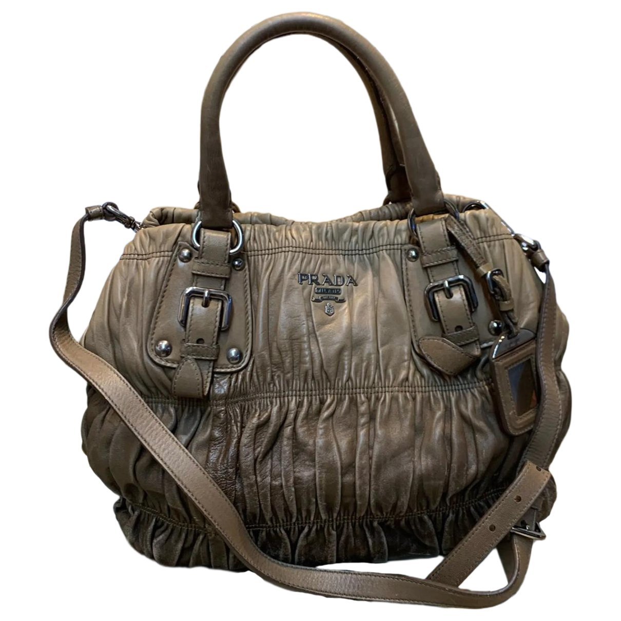 Leather crossbody bag