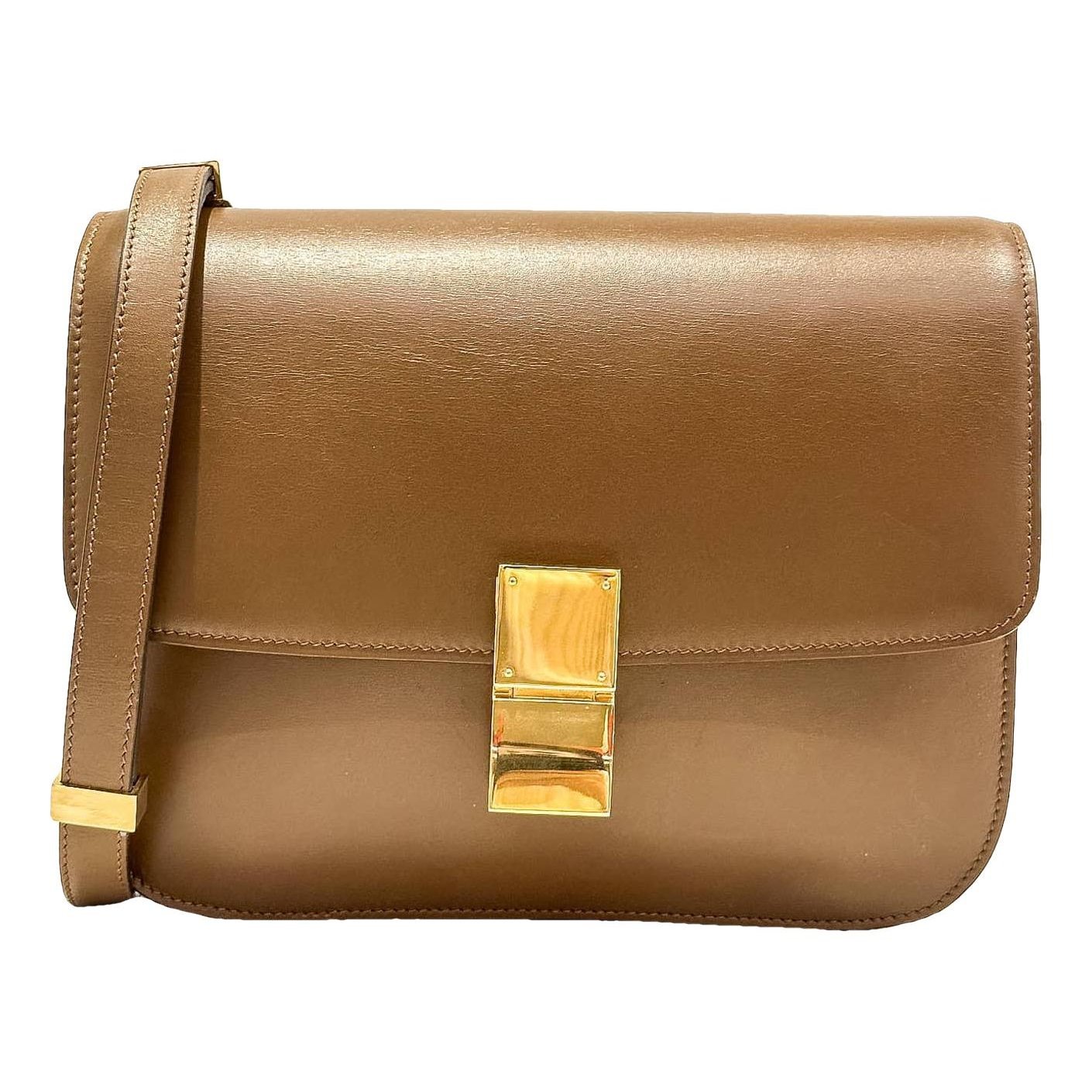 Classic leather handbag