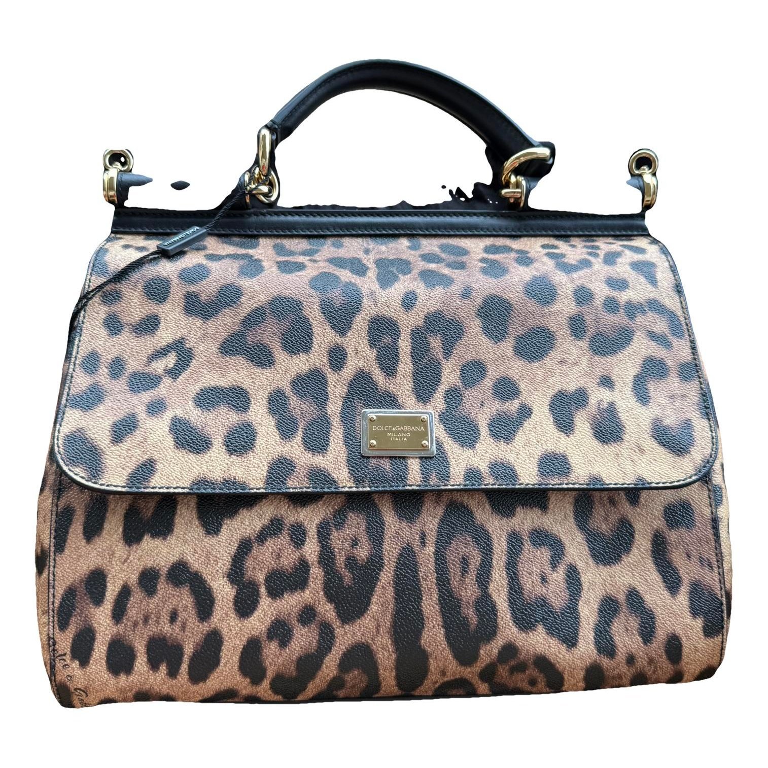 Dolce & Gabbana Sicily leather handbag
