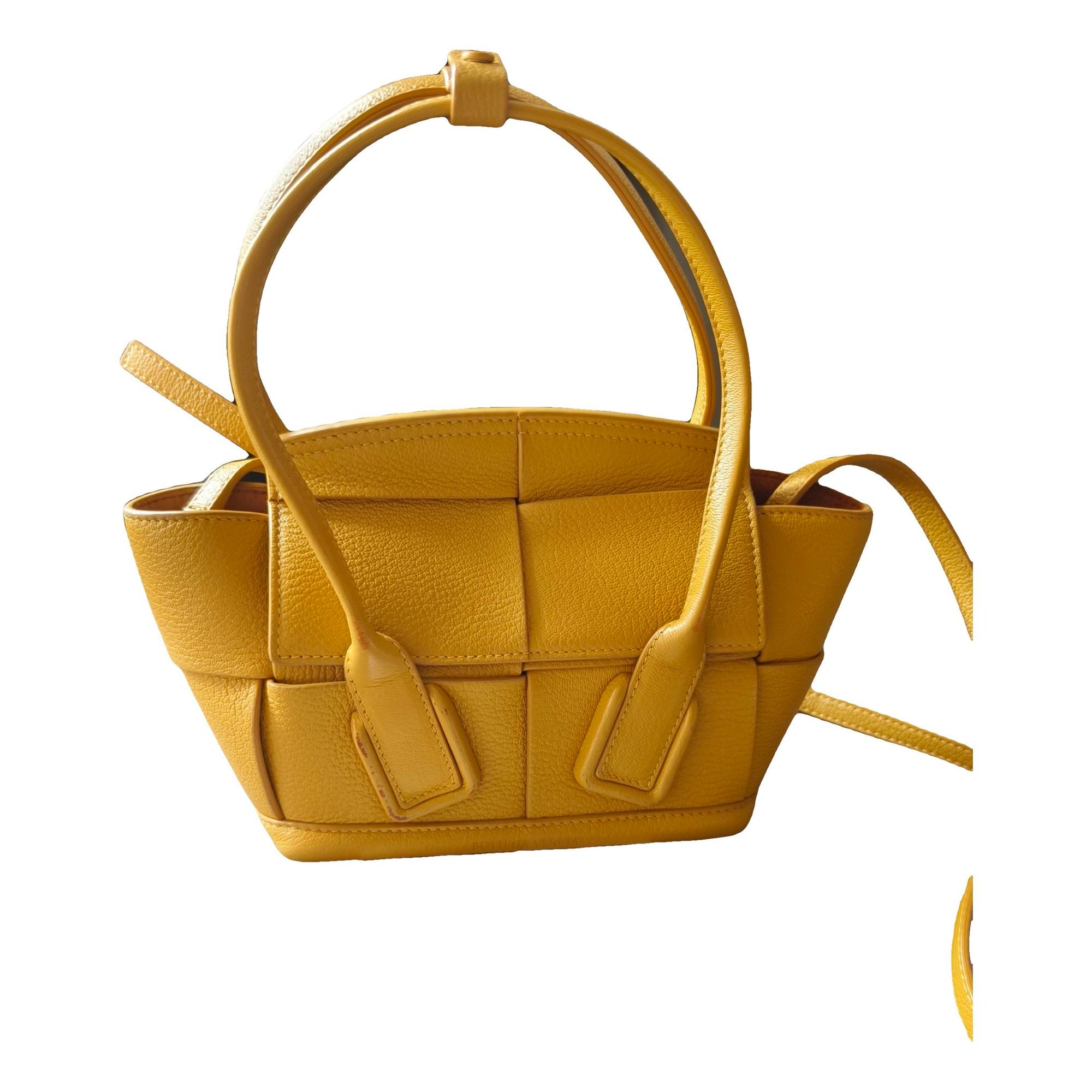Leather clutch bag