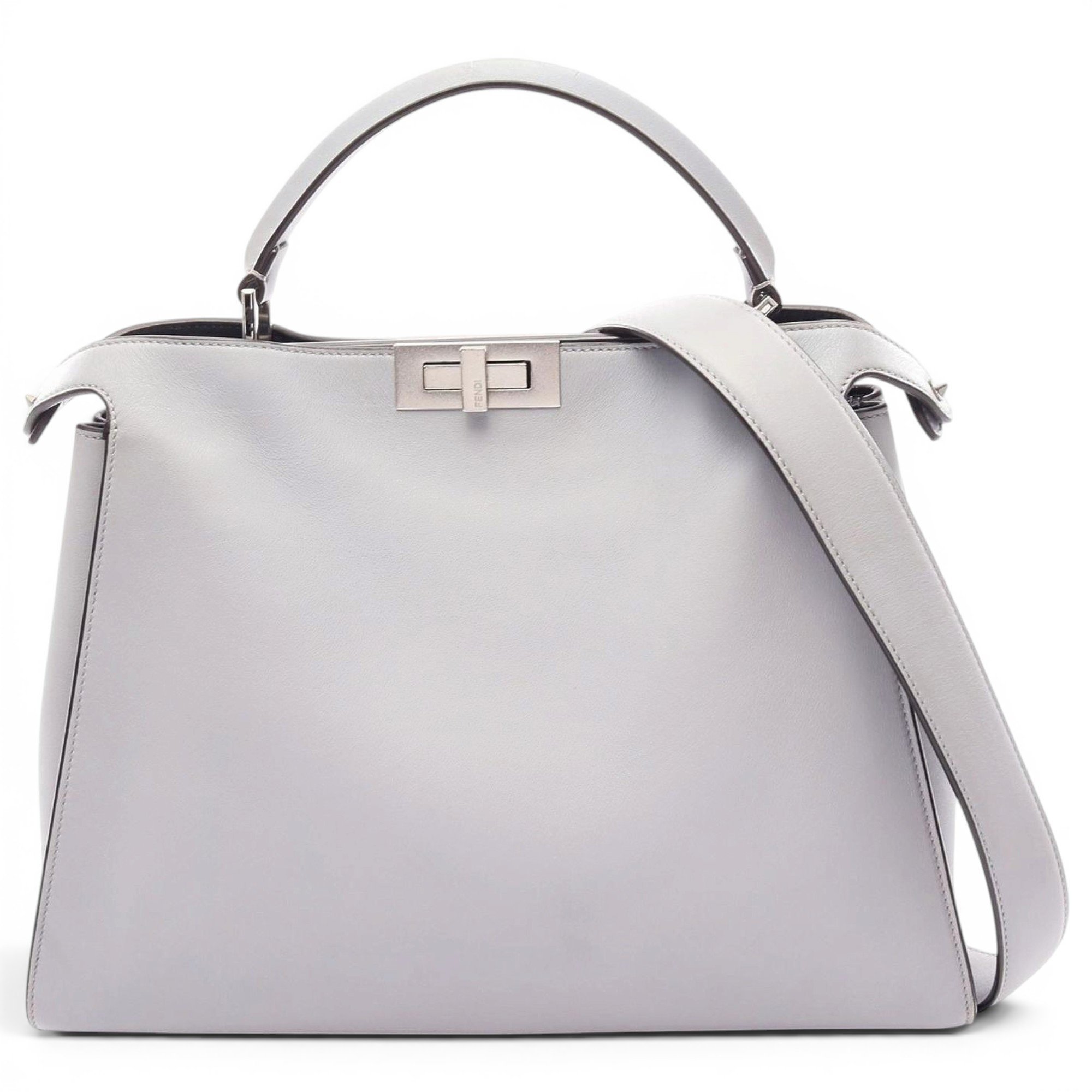 Peekaboo leather handbag