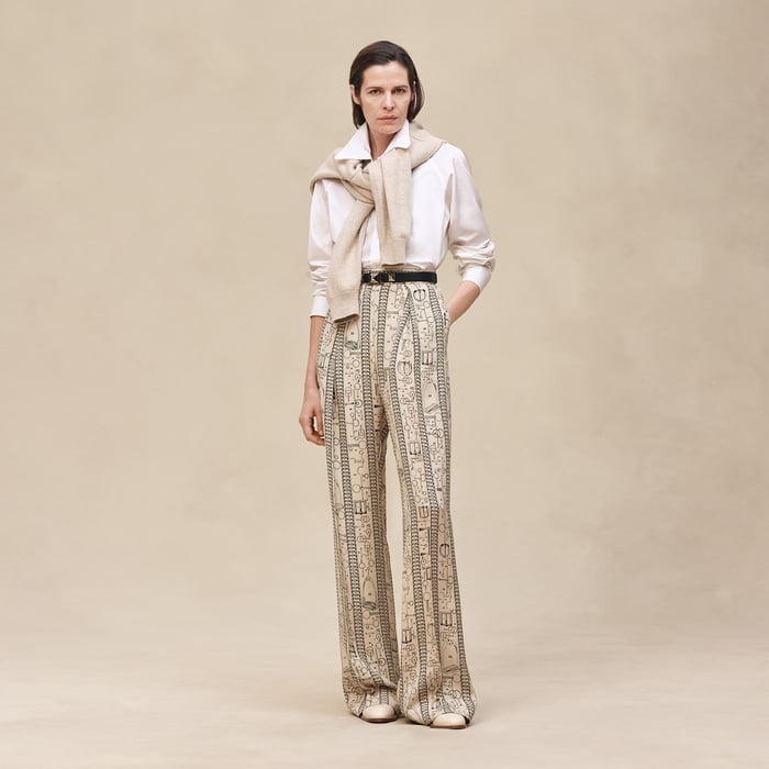 Beige Pierre d'Istrie "Cahier Du Colporteur" Pants