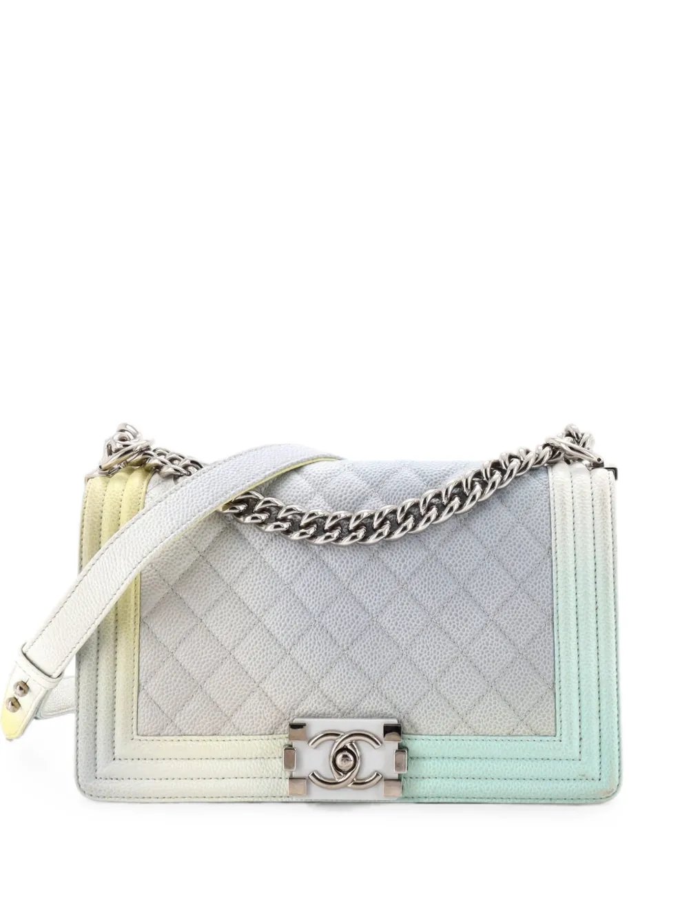 Rainbow Boy Flap Bag Quilted Painted Caviar Old Medium shoulder bag