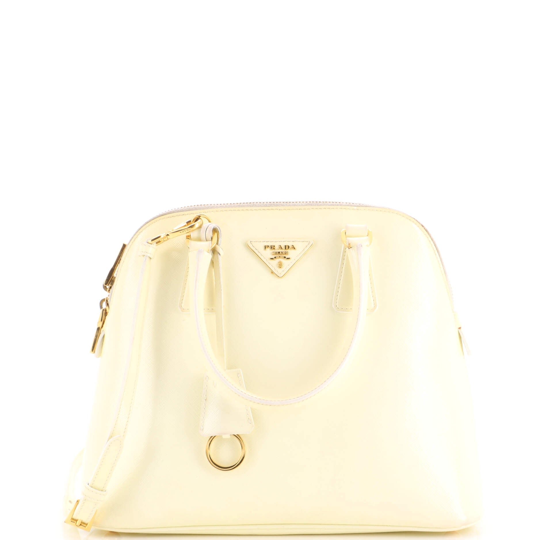 Promenade Bag Vernice Saffiano Leather Medium