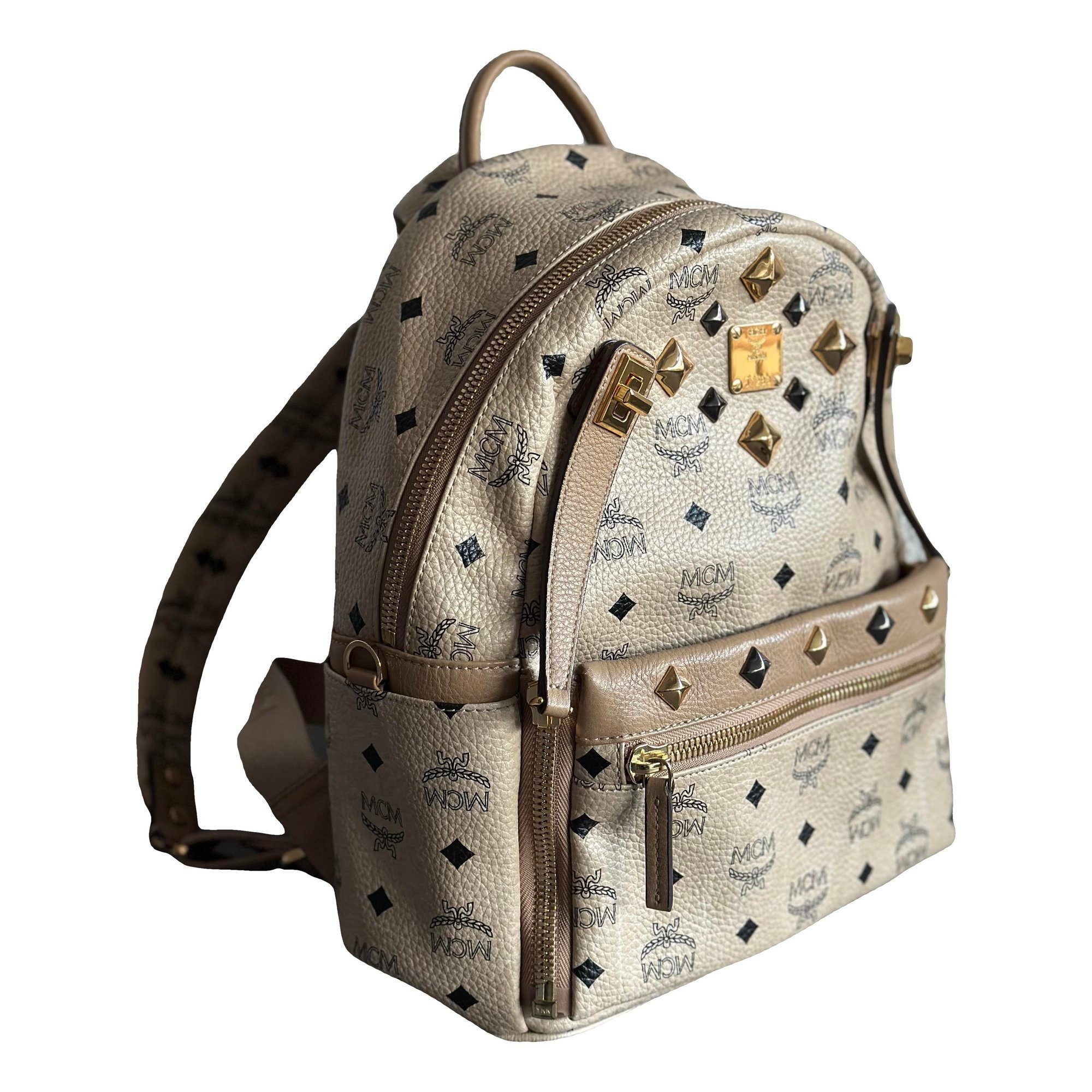 Leather backpack