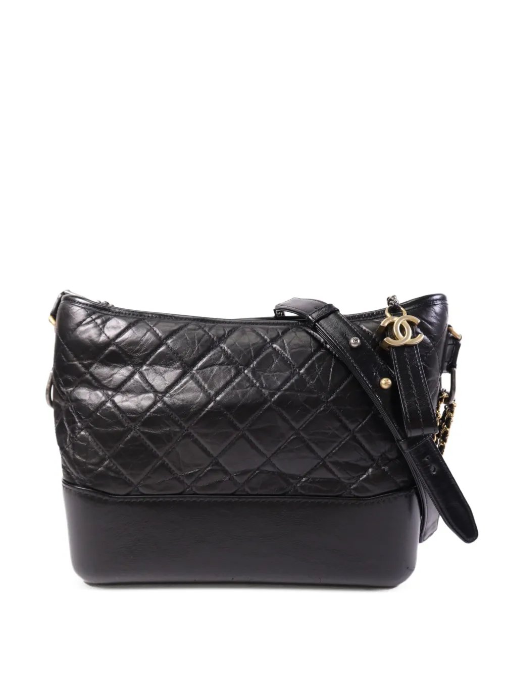 Gabrielle quilted lambskin shoulder bag