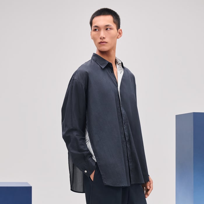 Marine "l'Instruction Du Roy" Boxy Fit Shirt