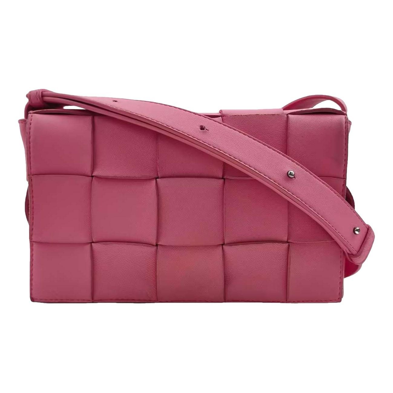 Cassette leather handbag