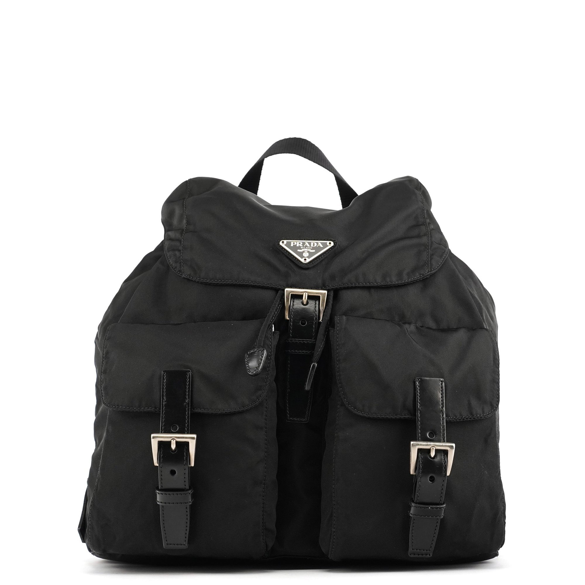 Leather backpack