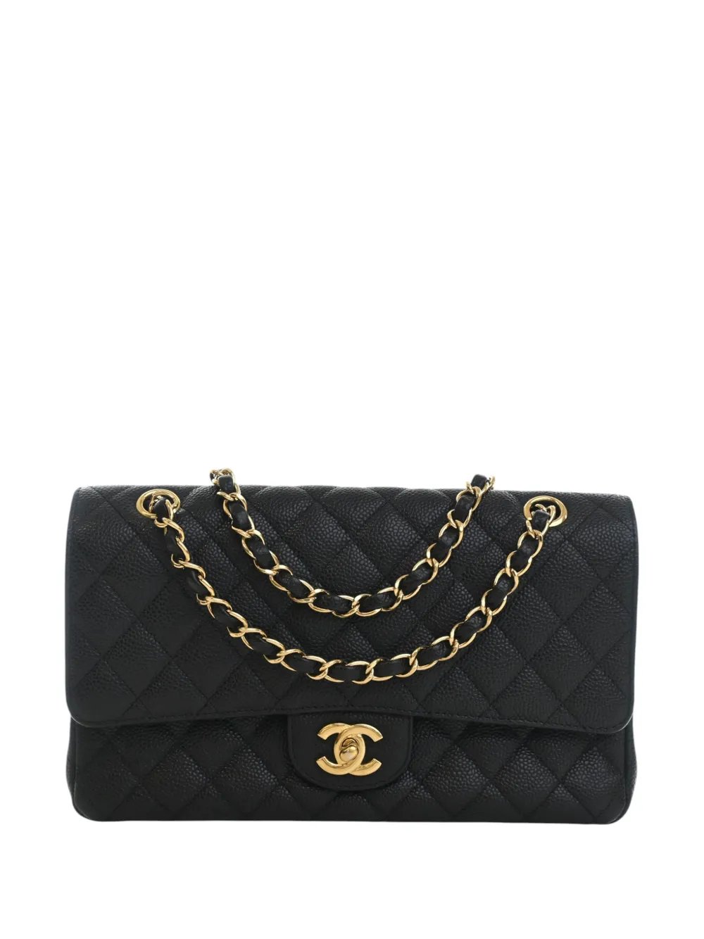 2010-2011 Medium Classic Caviar Double Flap shoulder bag