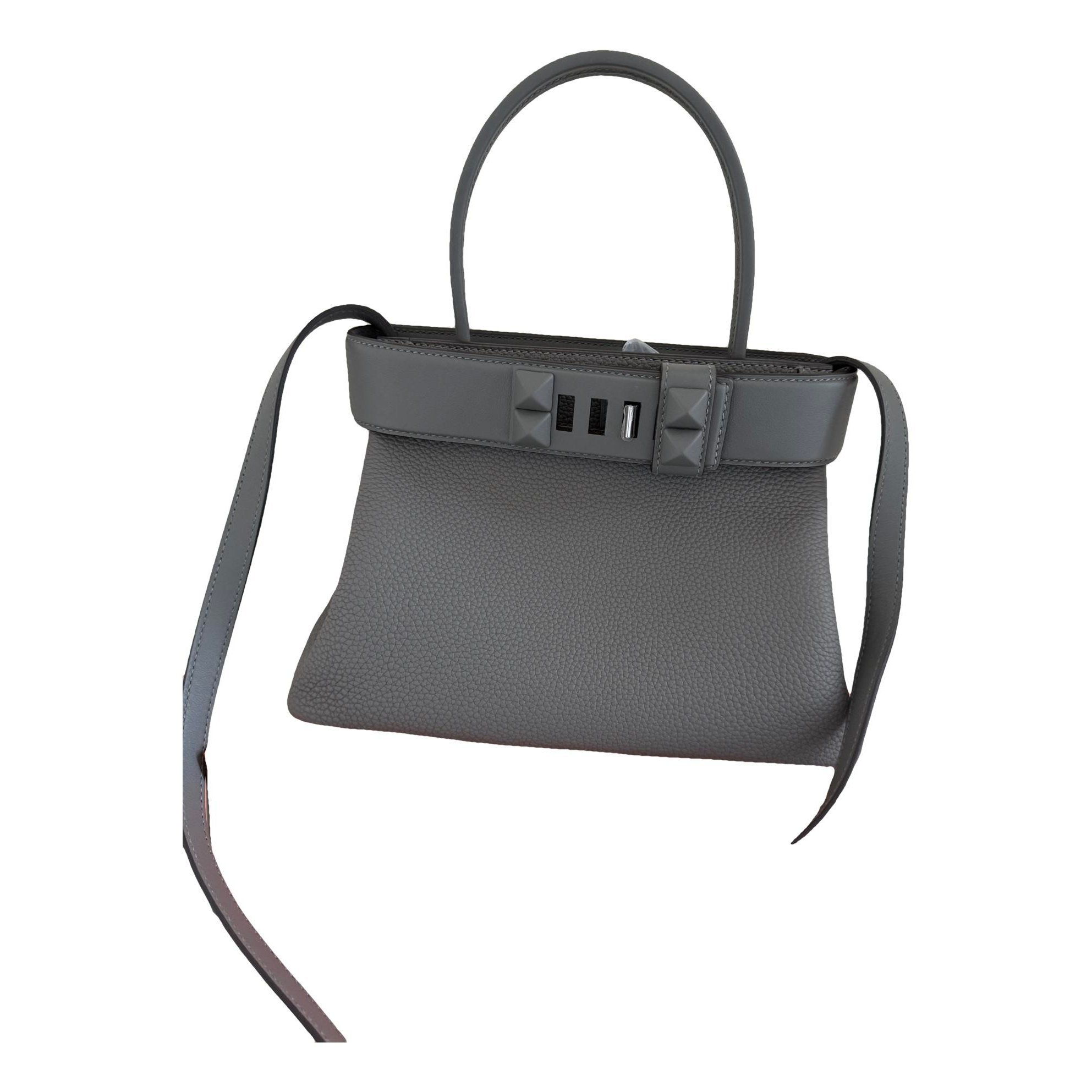 Hermes Medor Handbag Gris Meyer Togo Leather 2025