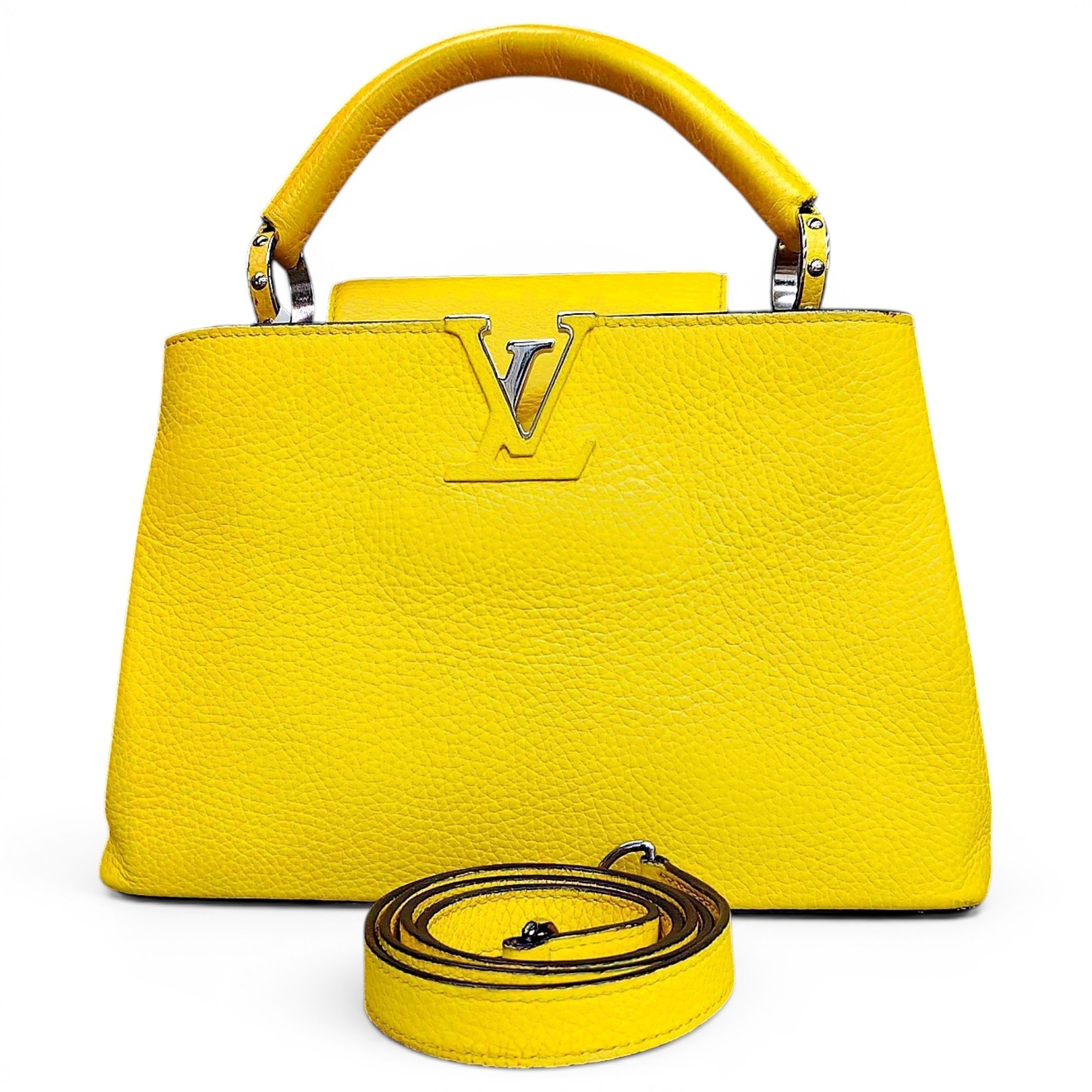 Capucines leather handbag