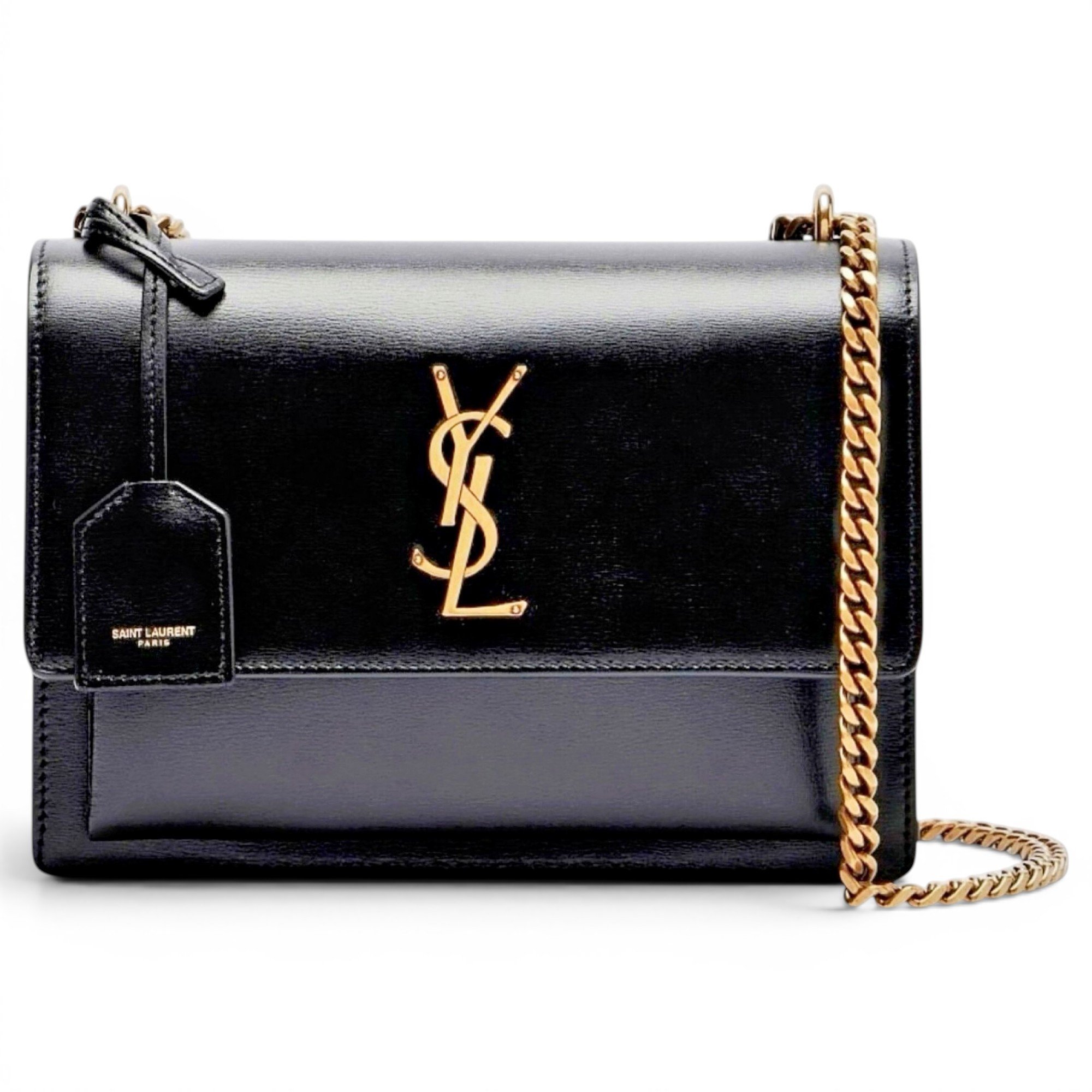Sunset leather handbag