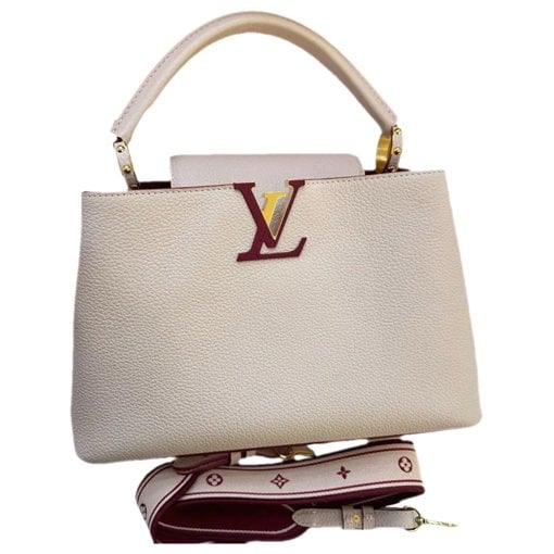 Capucines leather handbag