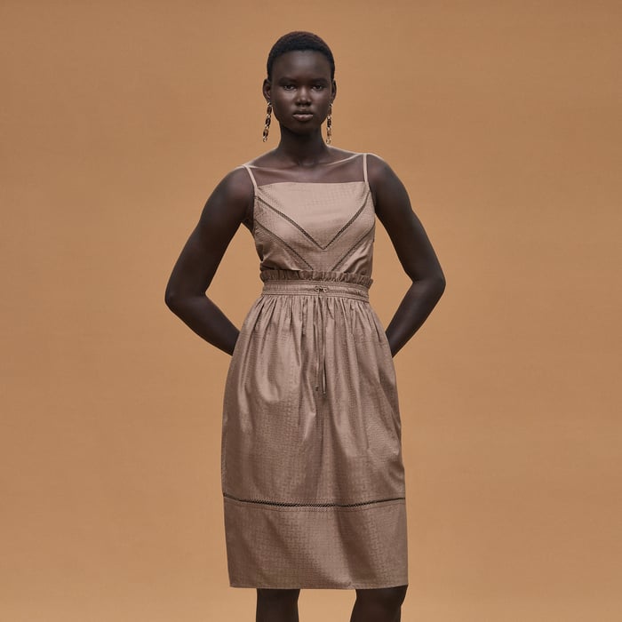 "Mosaique" Pouch Dress