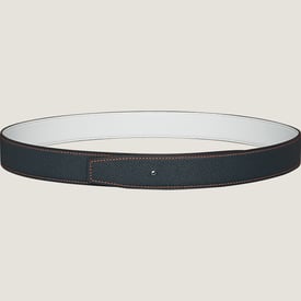 Reversible leather strap 32 mm