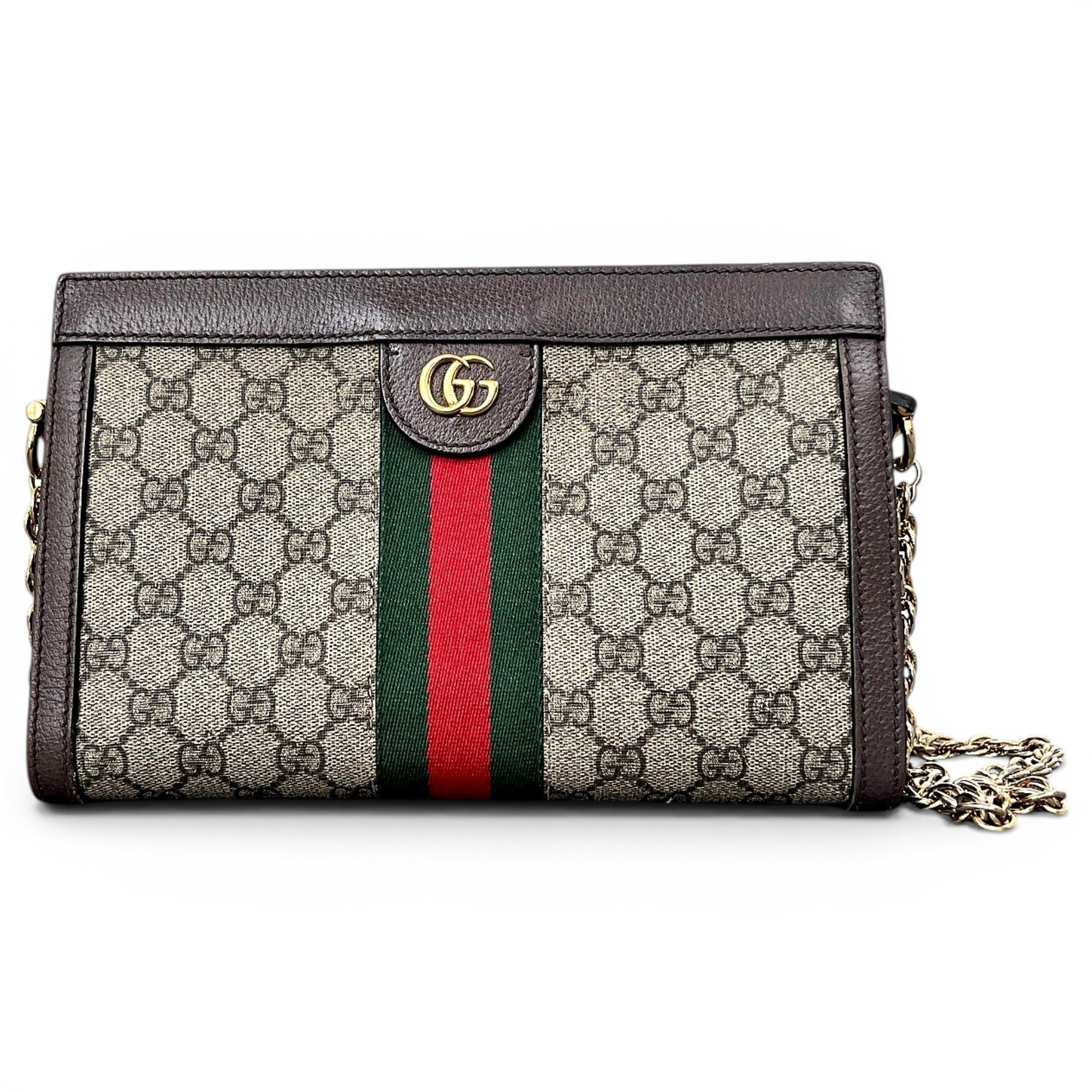 Ophidia Chain leather handbag