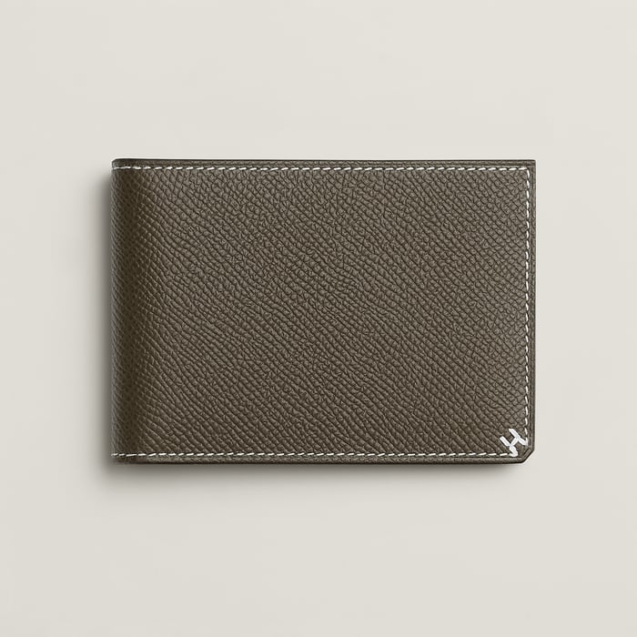 Vert Loden H Sellier Card Holder