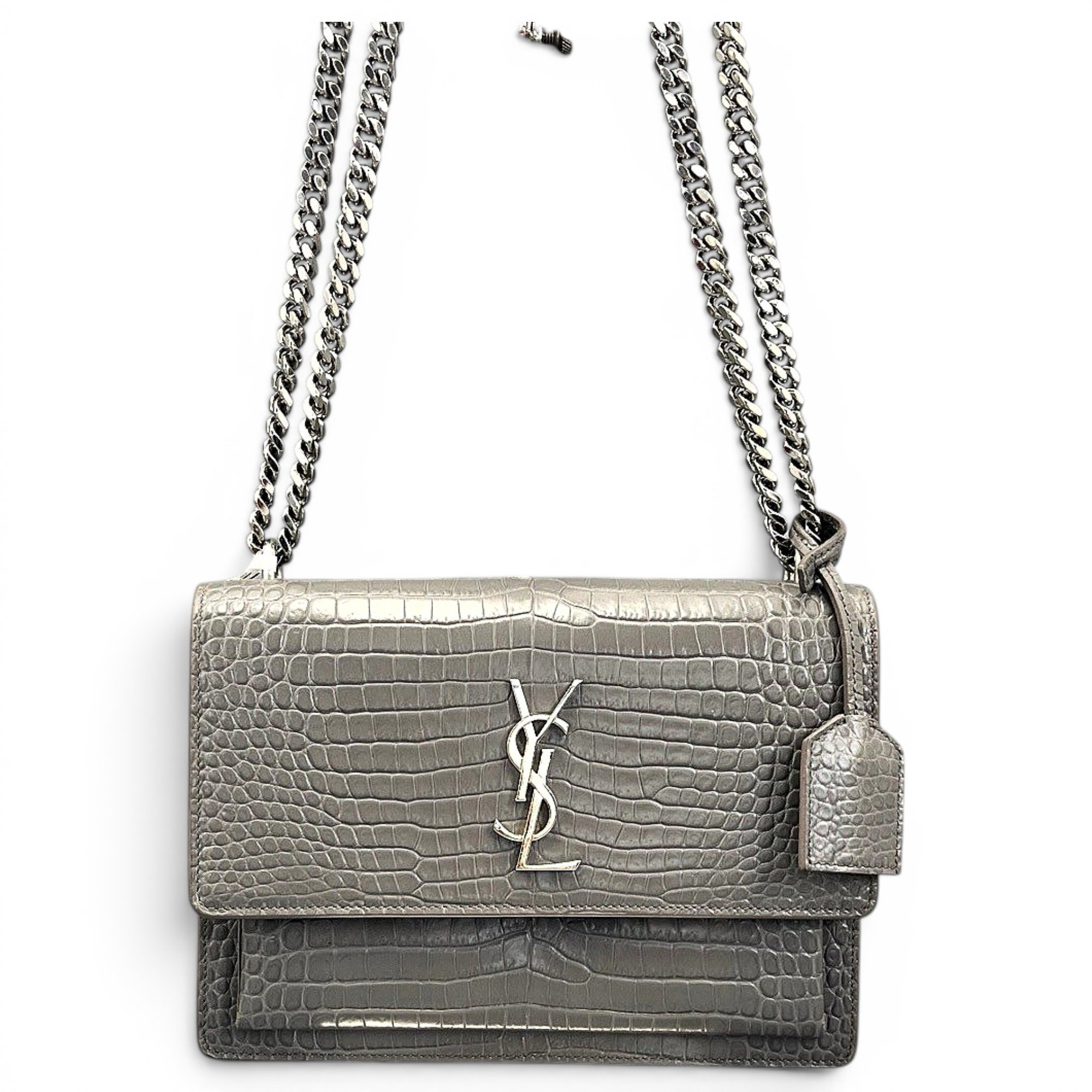 Sunset leather handbag