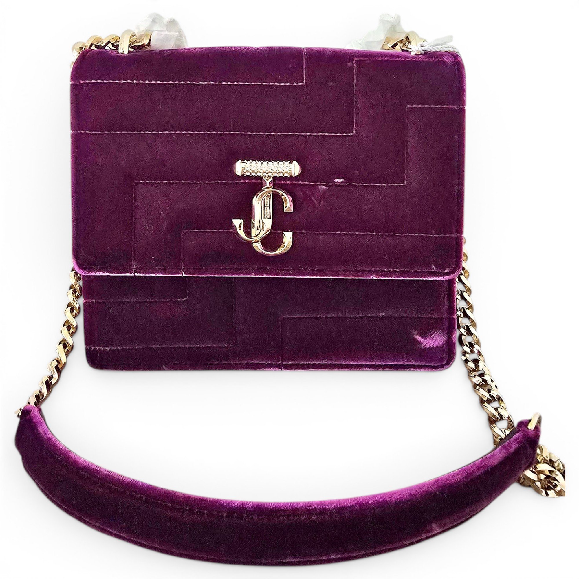 Jimmy Choo Varenne velvet handbag