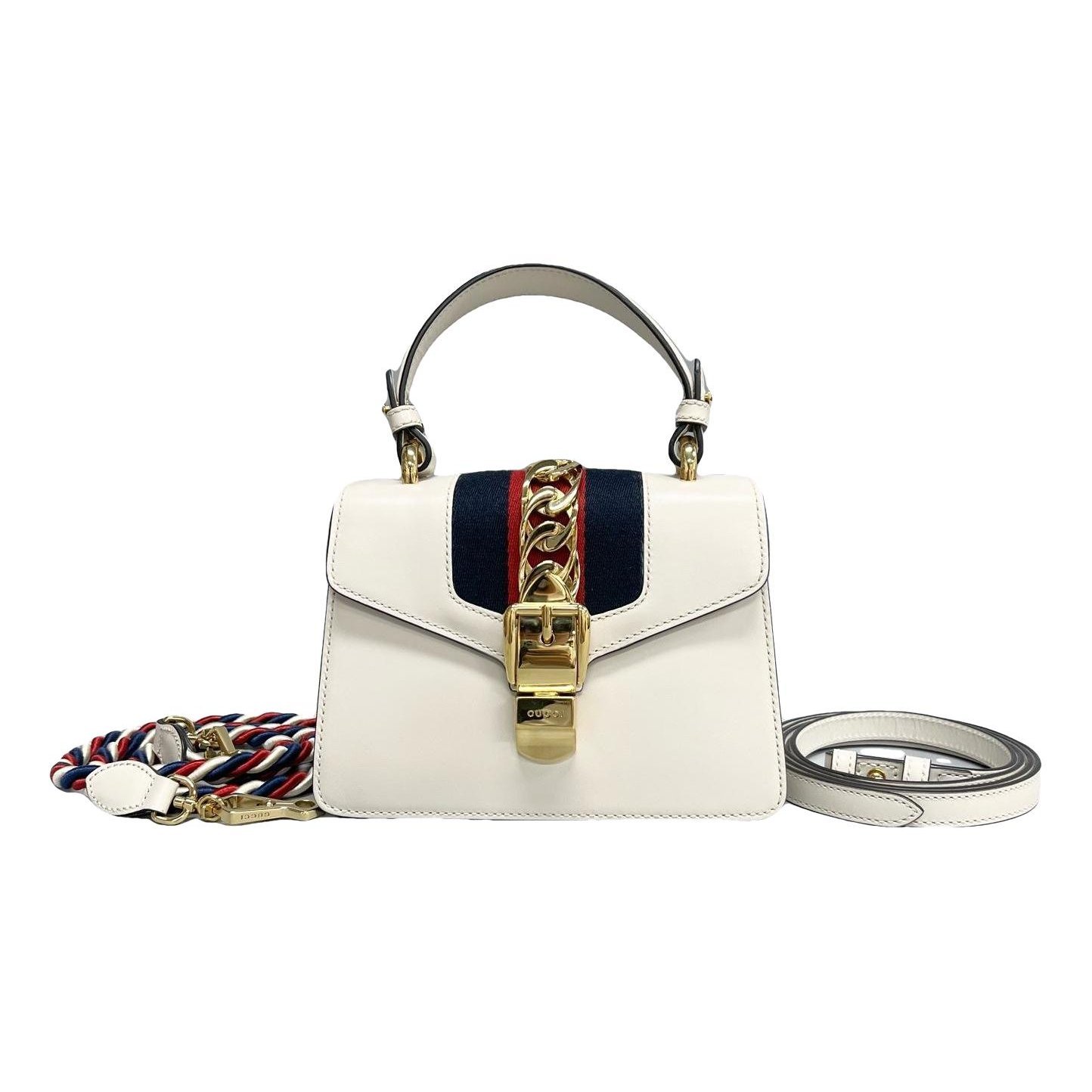 Sylvie Top Handle leather handbag